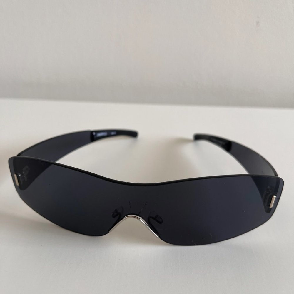 RARE Karl Lagerfeld visor sunglasses vintage